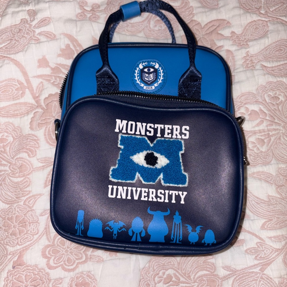 Pixar Monster’s University Small Crossbody Bag- Buckle Down